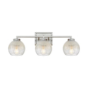 Golden - 3094-BA3 PW-ALA - Three Light Bath Vanity - Elliott - Pewter