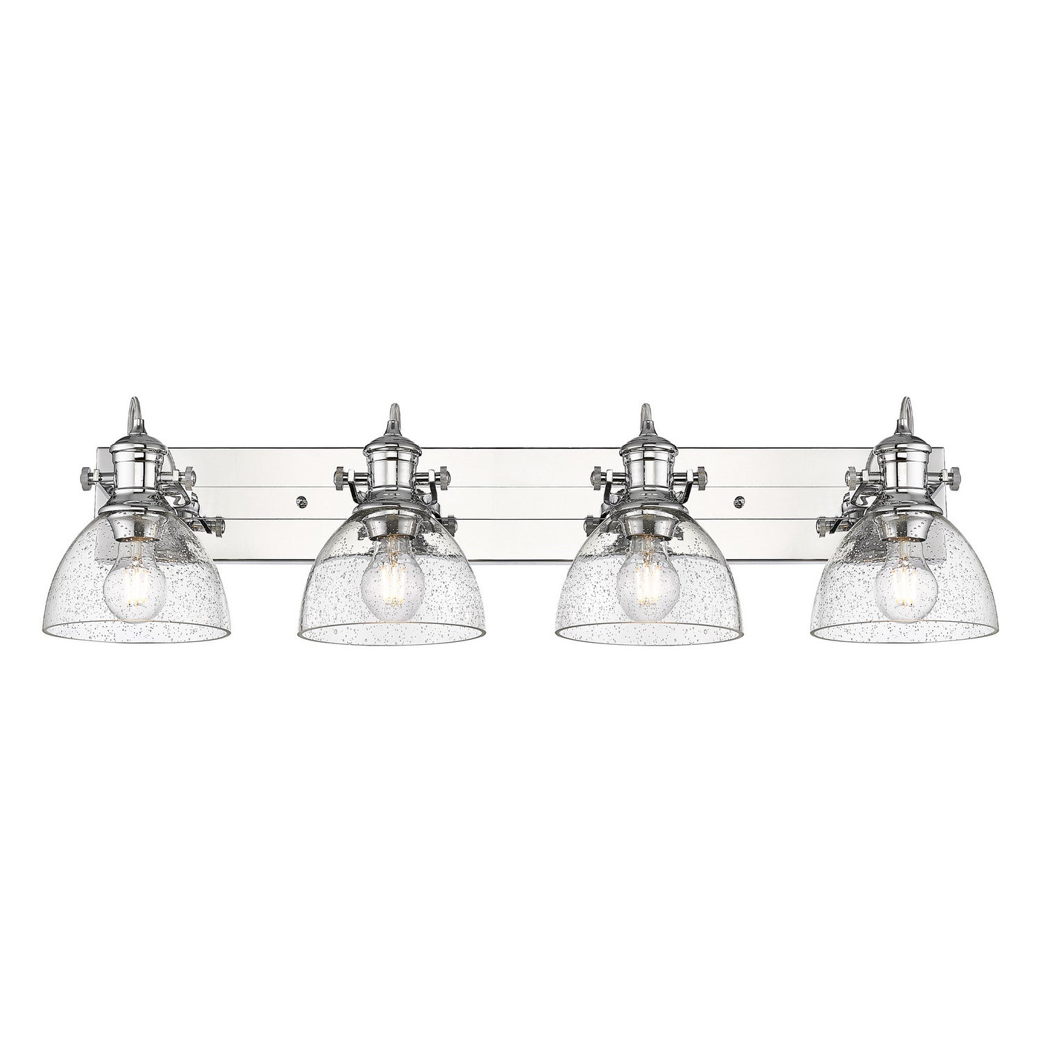 Golden - 3118-BA4 CH-SD - Four Light Vanity - Hines - Chrome