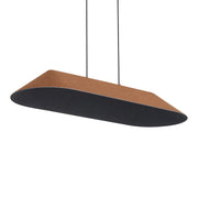 Golden - 3133-LP43 CO-BK - LED Linear Pendant - Faroe - Coffee/Black