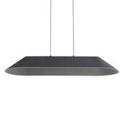 Golden - 3133-LP43 FB-GY - LED Linear Pendant - Faroe - Flecked Black/Gray
