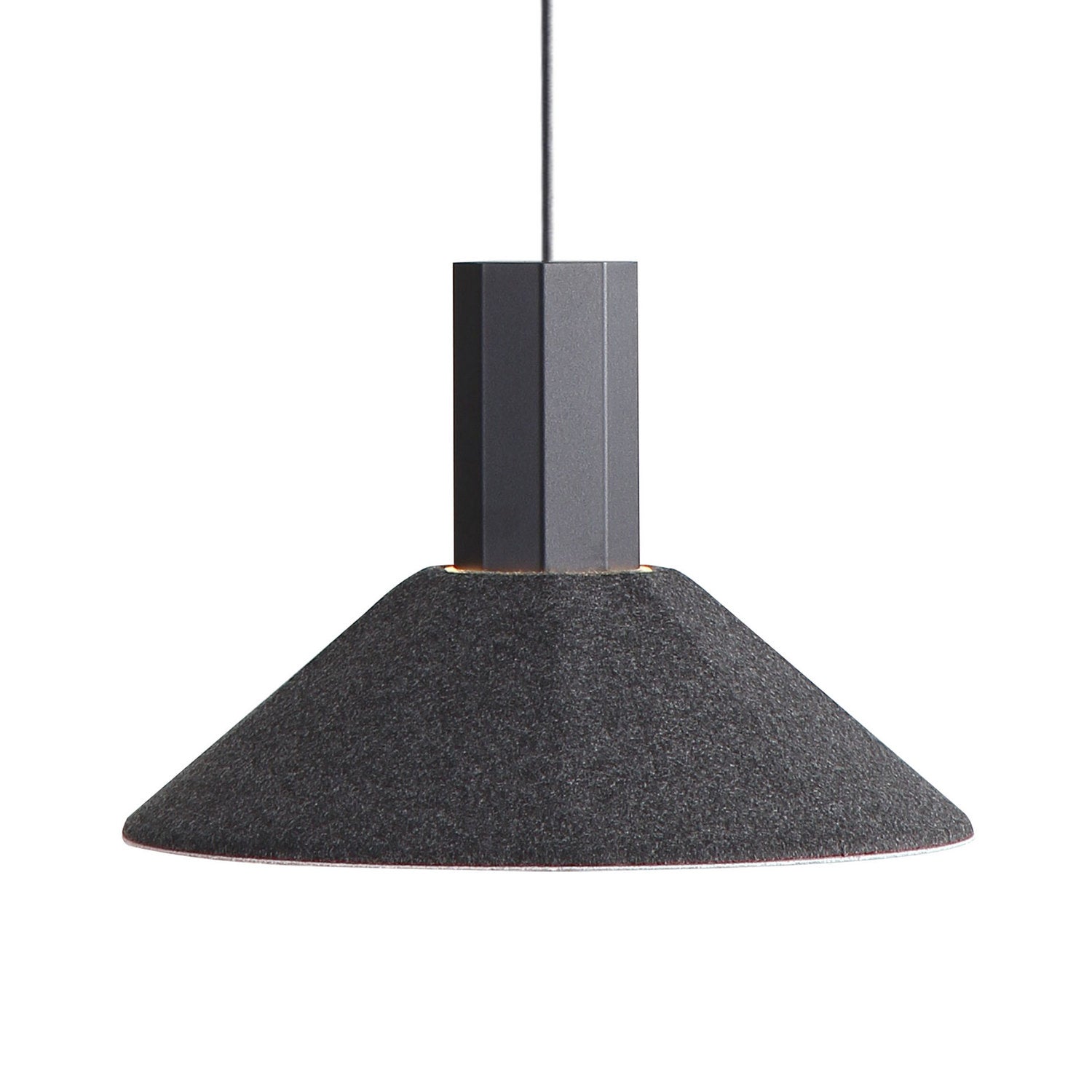 Golden - 3133-P13 FB-GY - LED Pendant - Faroe - Matte Black