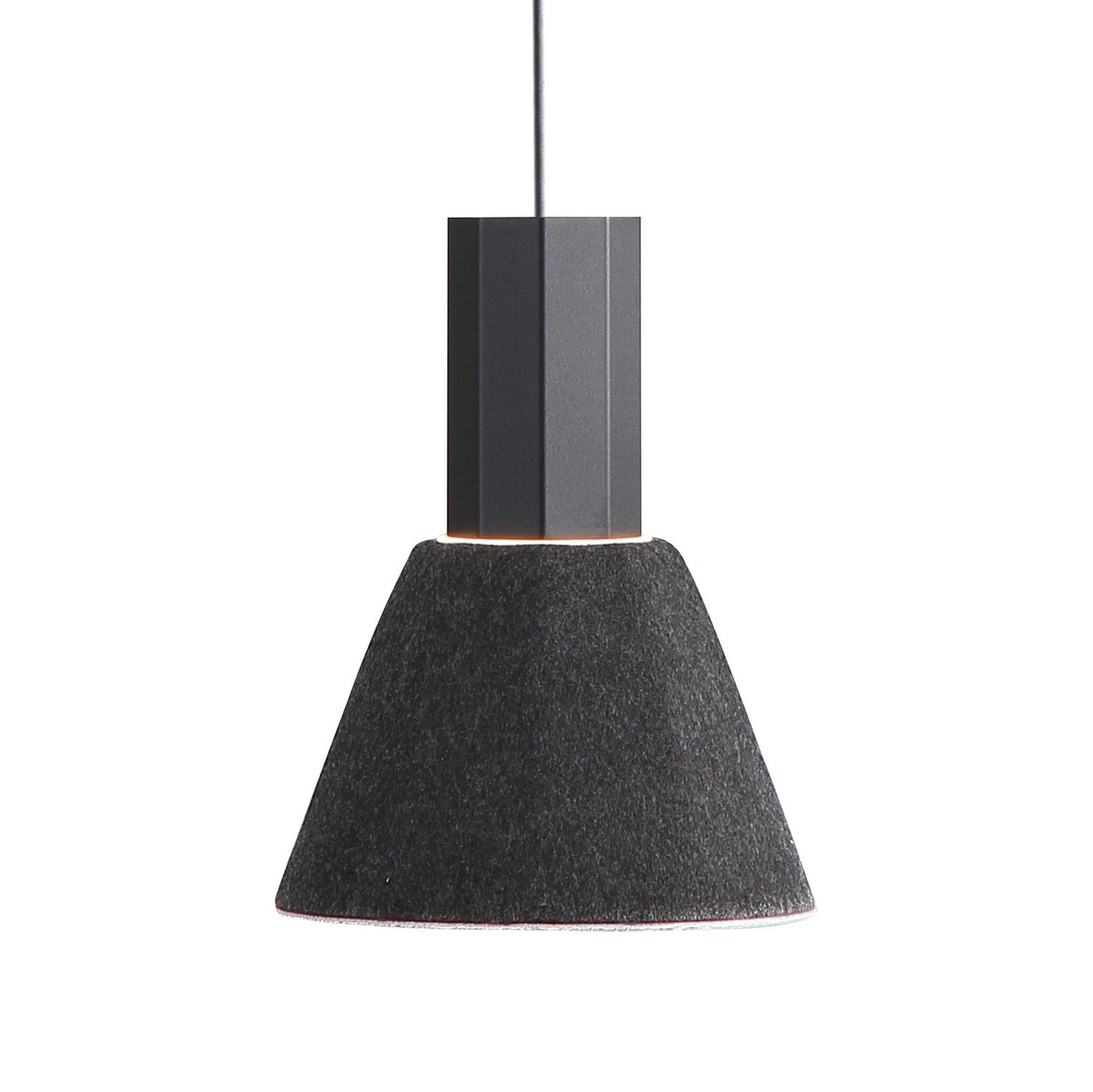 Golden - 3133-P8 FB-GY - LED Pendant - Faroe - Matte Black