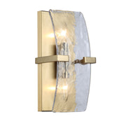 Golden - 3164-WSC BCB-HWG - Two Light Wall Sconce - Aenon - Brushed Champagne Brass