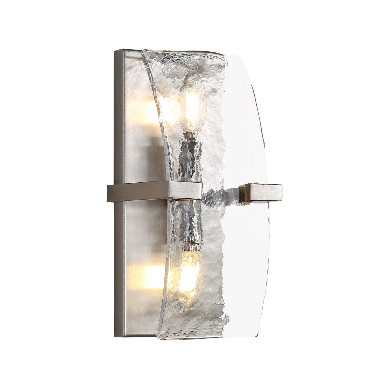 Golden - 3164-WSC PW-HWG - Two Light Wall Sconce - Aenon - Pewter