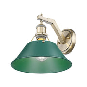 Golden - 3306-1W AB-GN - One Light Wall Sconce - Orwell - Aged Brass