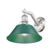 Golden - 3306-1W PW-GN - One Light Wall Sconce - Orwell - Pewter