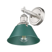 Golden - 3306-BA1 PW-GN - One Light Bath Vanity - Orwell - Pewter