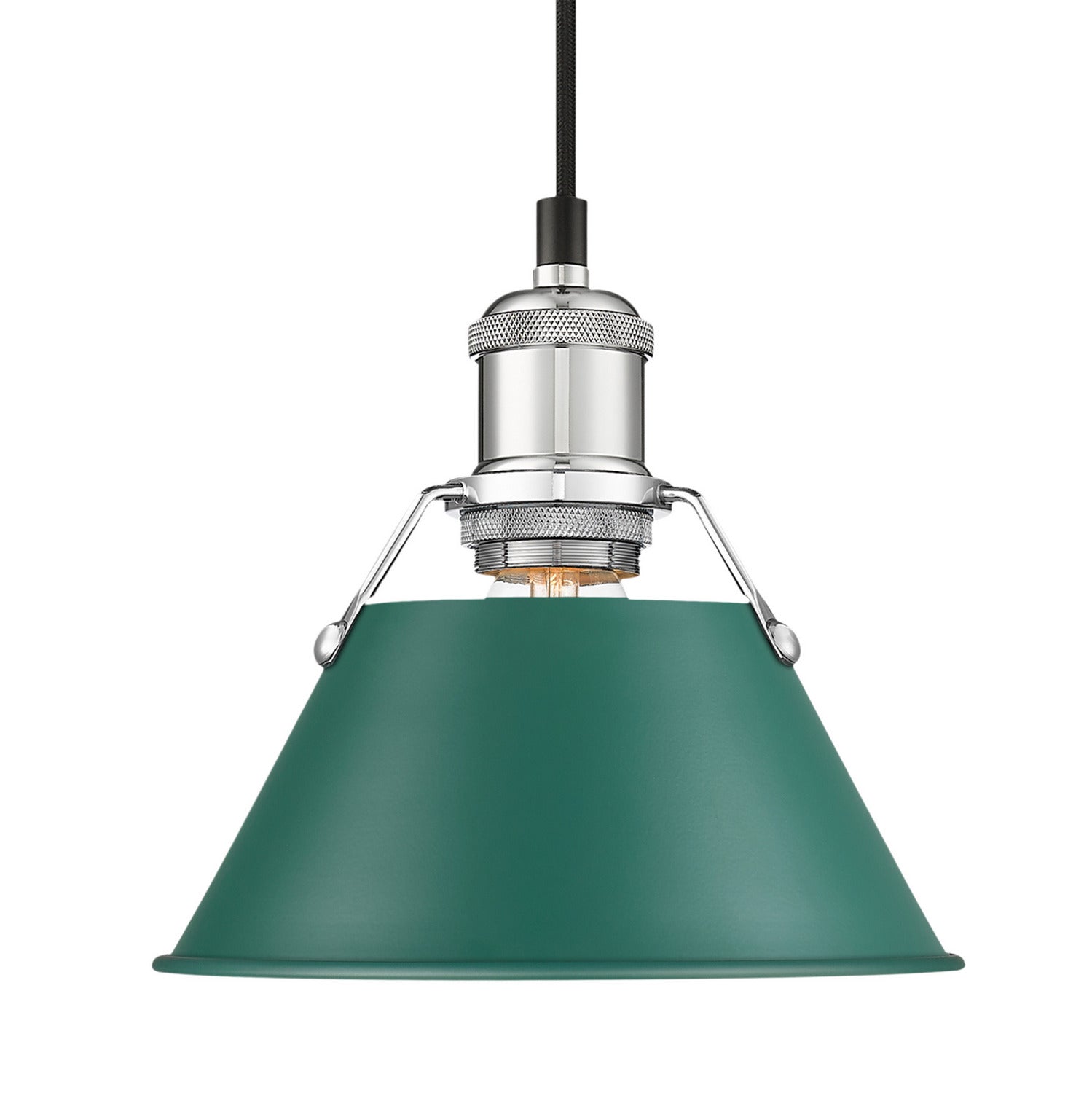 Golden - 3306-S CH-GN - One Light Pendant - Orwell - Chrome