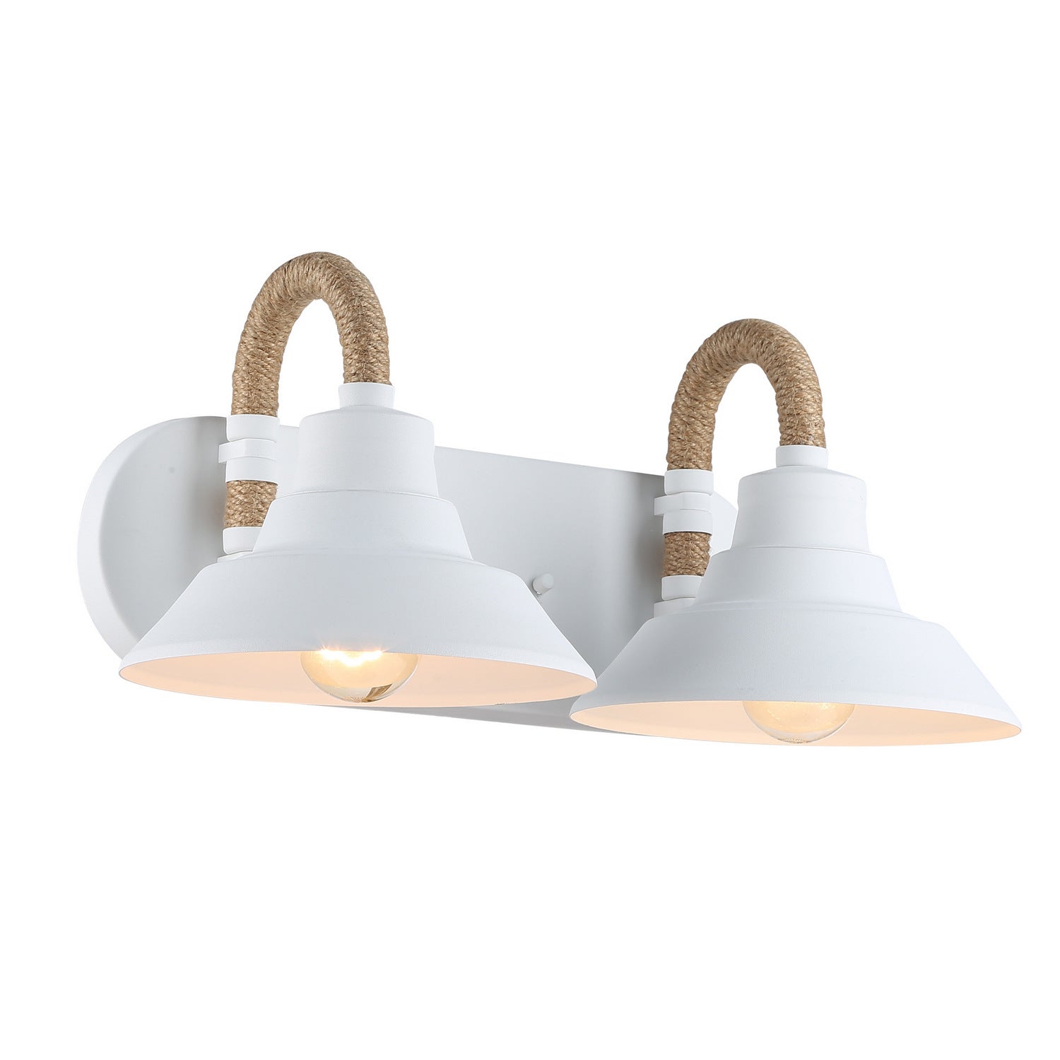 Golden - 3318-BA2 NWT - Two Light Vanity - Journey - Natural White