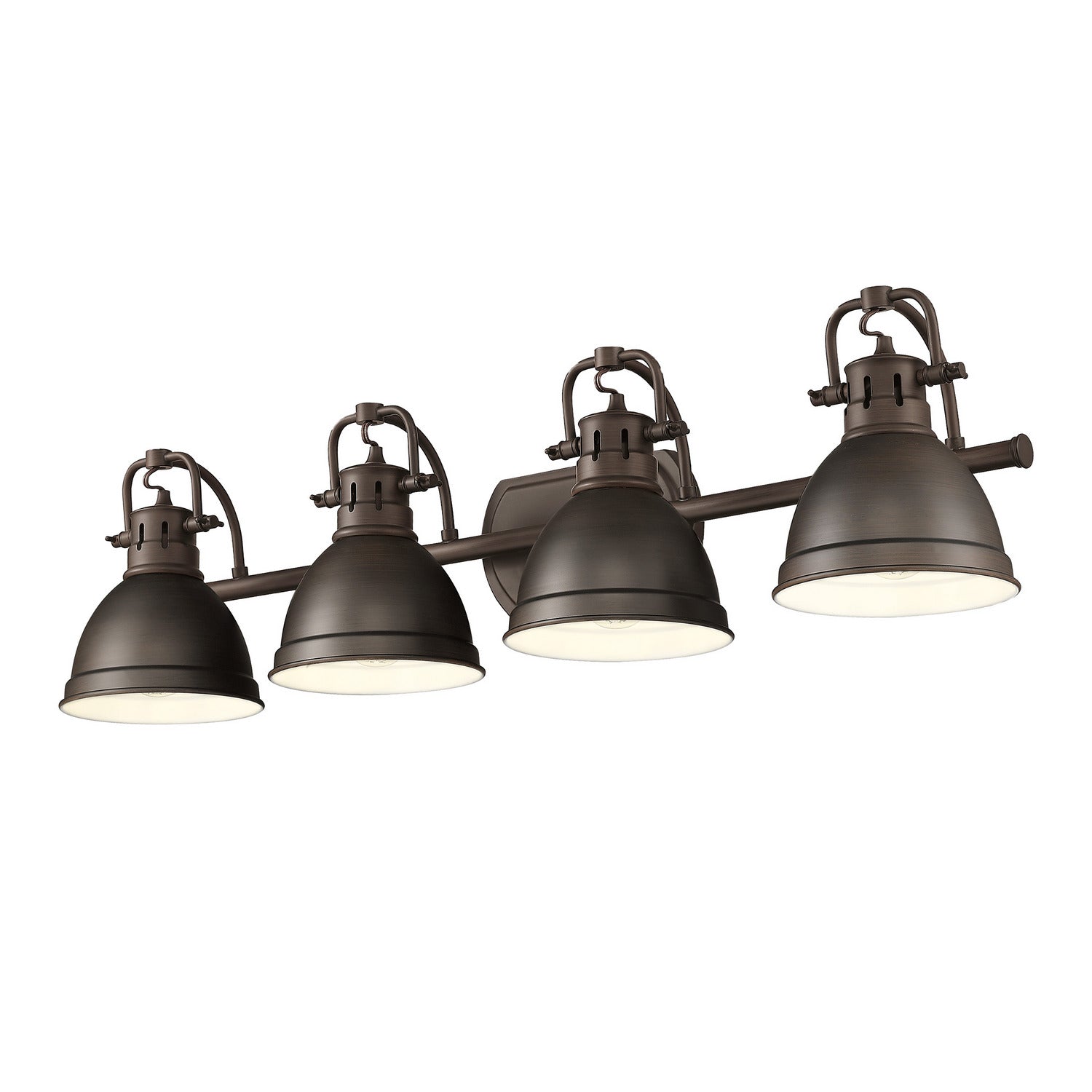 Golden - 3602-BA4 RBZ-RBZ - Four Light Vanity - Duncan - Rubbed Bronze