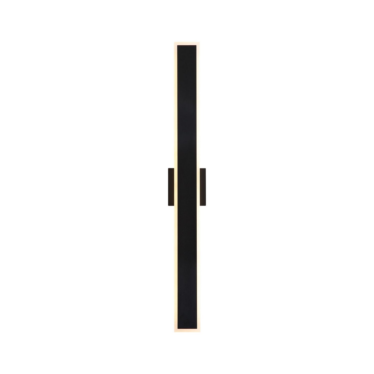 Golden - 4072-OWL36 SNB - LED Outdoor Wall Sconce - Obsidian - Sand Black