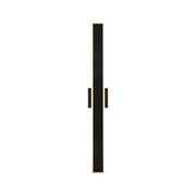 Golden - 4072-OWL36 SNB - LED Outdoor Wall Sconce - Obsidian - Sand Black