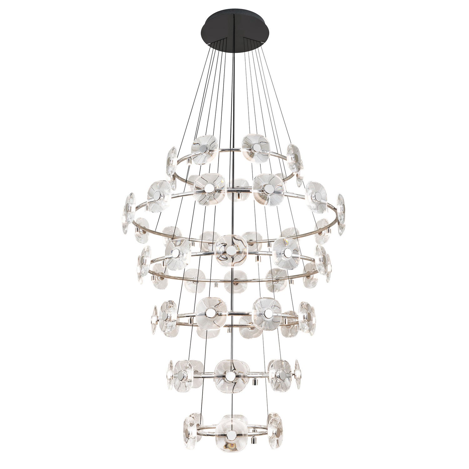 Golden - 5028-59 CH - LED Chandelier - Celestia - Chrome