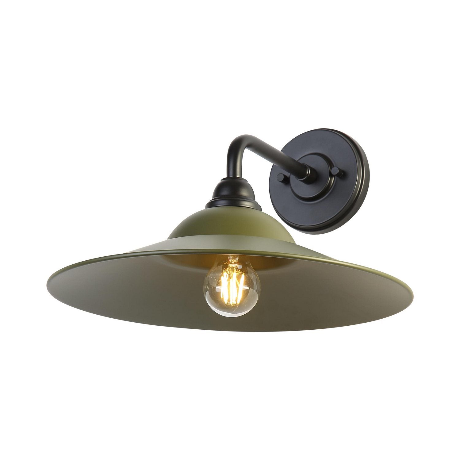 Golden - 5096-OWL15 BLK-MP - One Light Wall Sconce - Croma - Matte Black
