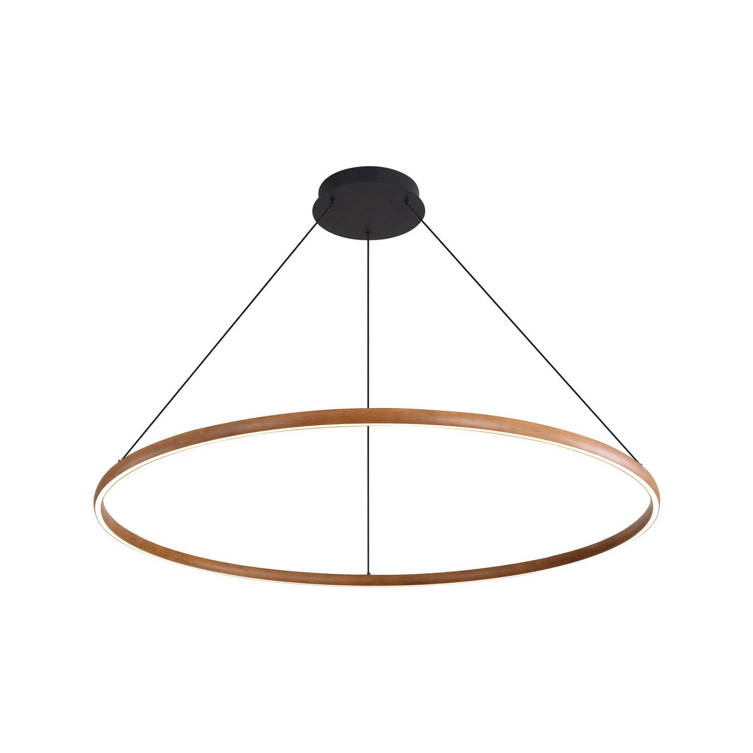 Golden - 5460-59 WA - LED Chandelier - Veritas - Walnut