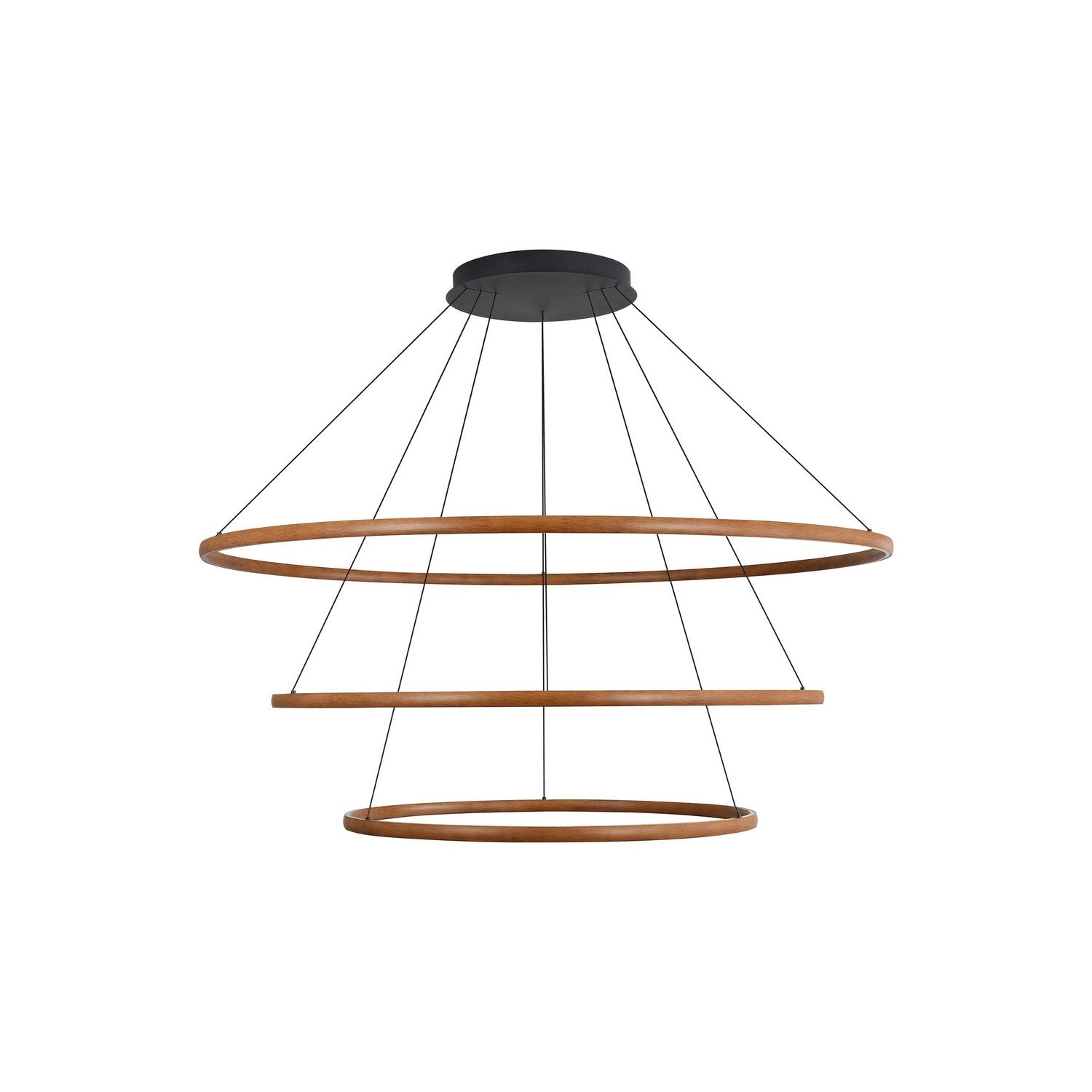 Golden - 5460-59-47-35 WA - LED Chandelier - Veritas - Walnut