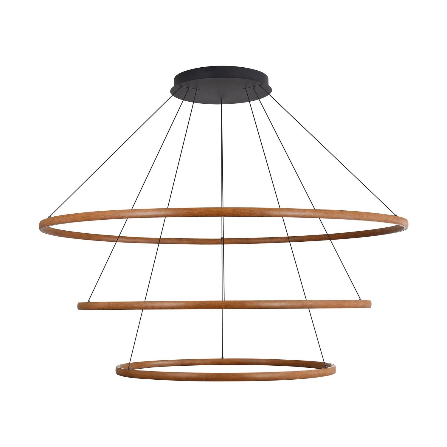Golden - 5460-71-59-47 WA - LED Chandelier - Veritas - Walnut