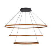 Golden - 5460-71-59-47 WA - LED Chandelier - Veritas - Walnut