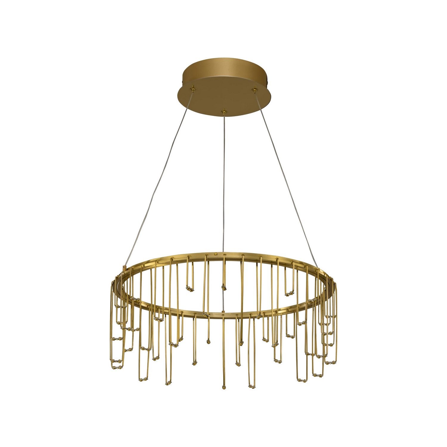 Golden - 5461-18 SSG - LED Chandelier - Lucerna - Stainless Steel Gold