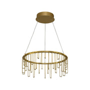 Golden - 5461-18 SSG - LED Chandelier - Lucerna - Stainless Steel Gold