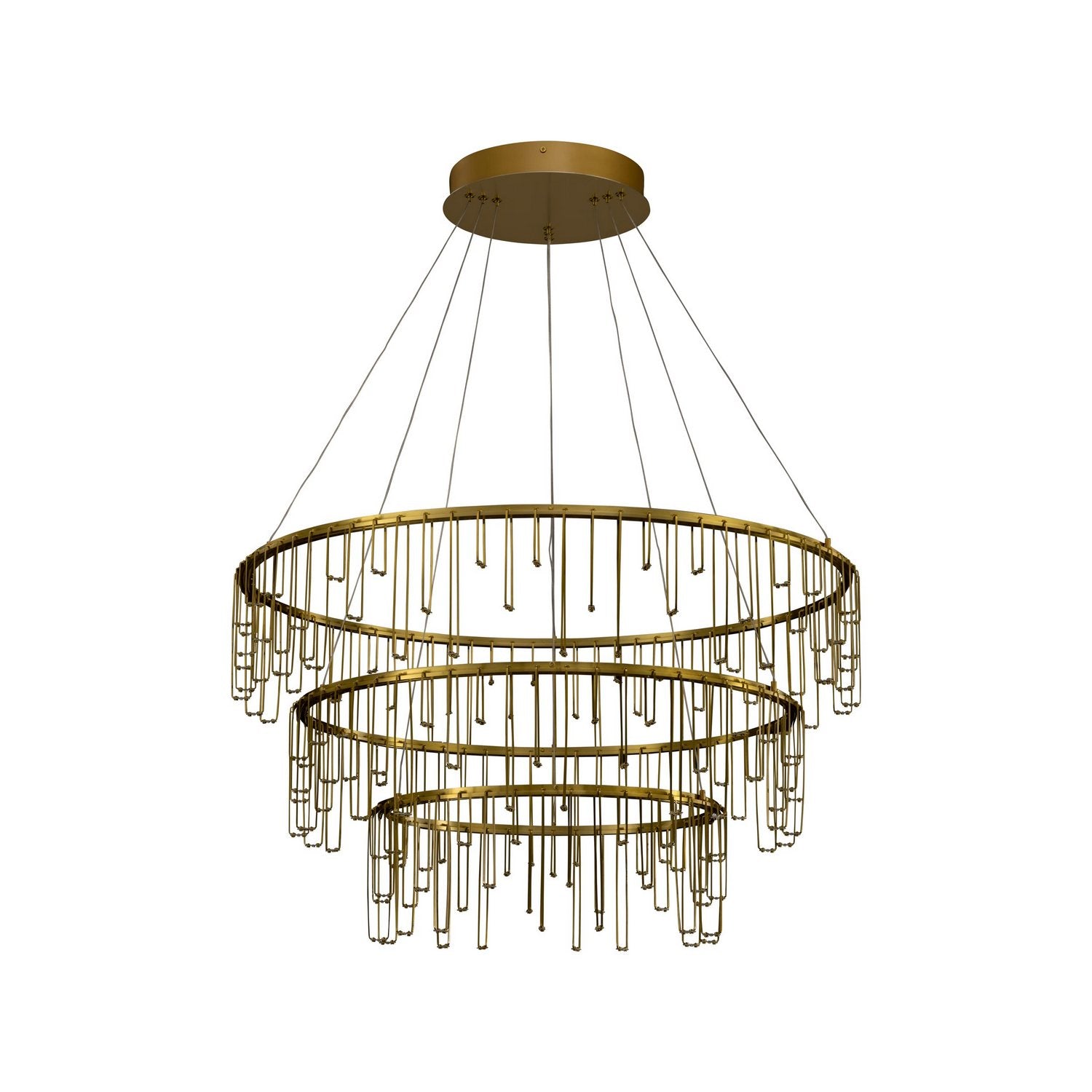 Golden - 5461-32-26-18 SSG - LED Chandelier - Lucerna - Stainless Steel Gold