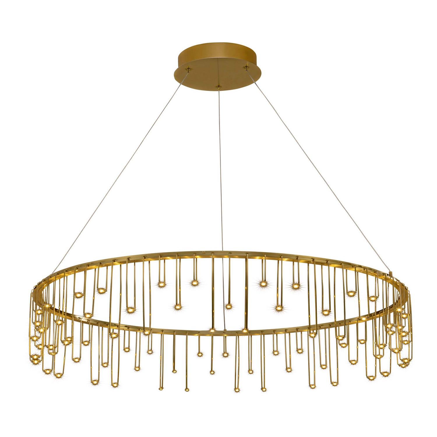 Golden - 5461-39 SSG - LED Chandelier - Lucerna - Stainless Steel Gold