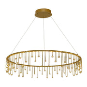 Golden - 5461-39 SSG - LED Chandelier - Lucerna - Stainless Steel Gold