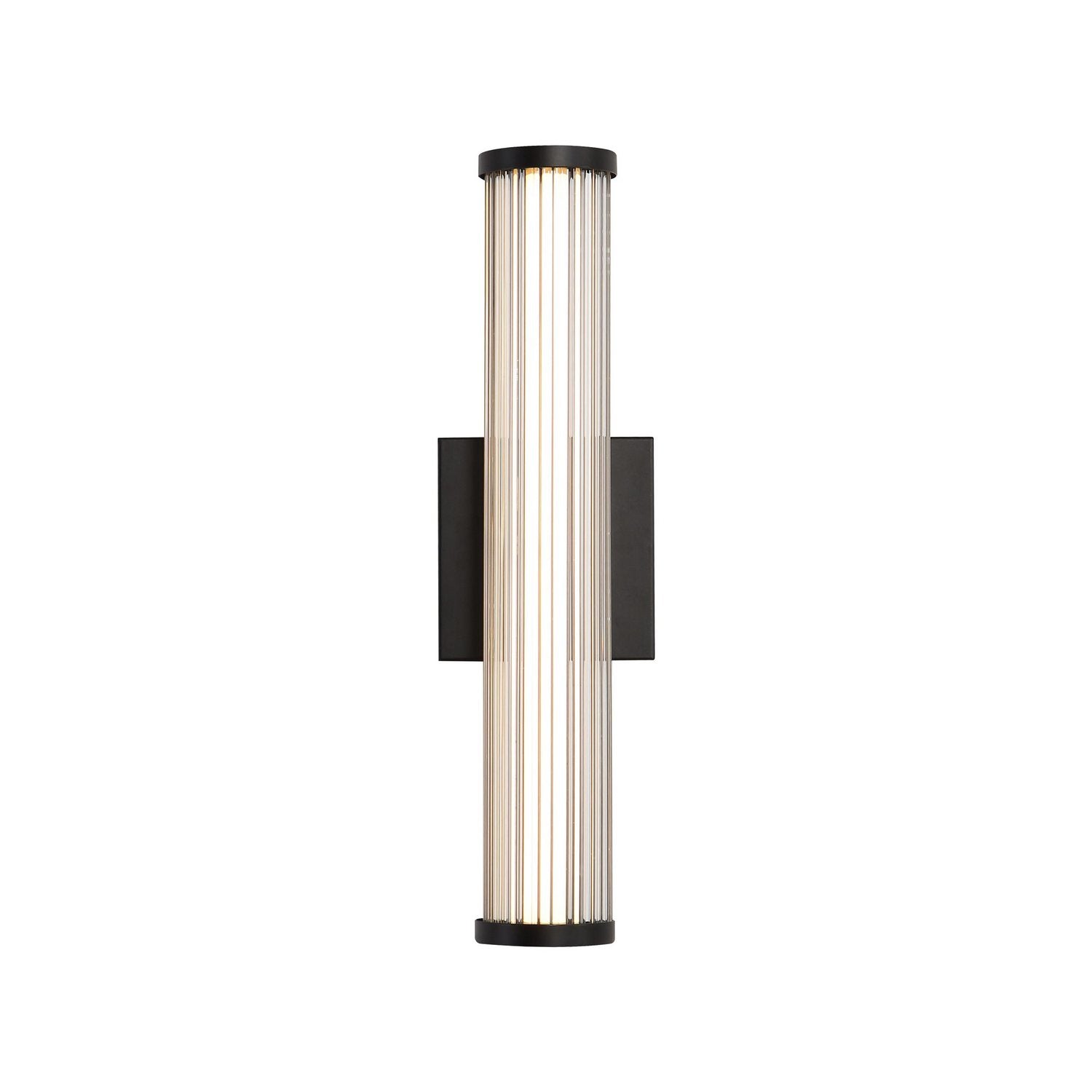 Golden - 5590-OWL17 BLK - LED Outdoor Wall Sconce - Rodara - Matte Black