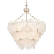 Golden - 6007-20 AGS-CCG - Eight Light Pendant - Cascada - Aegean Silver