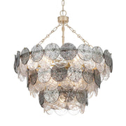 Golden - 6007-27 AGS-SPG - 11 Light Pendant - Cascada - Aegean Silver