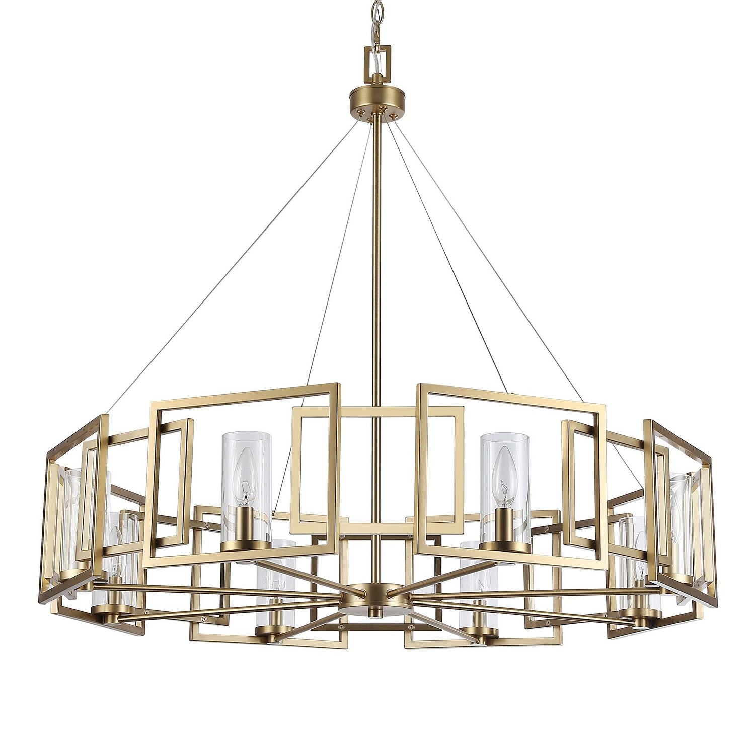 Golden - 6068-8 BCB - Eight Light Chandelier - Marco - Brushed Champagne Brass