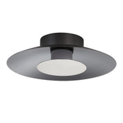 Golden - 6400-FM12 GRA-SAN - LED Flush Mount - Luma - Graphite