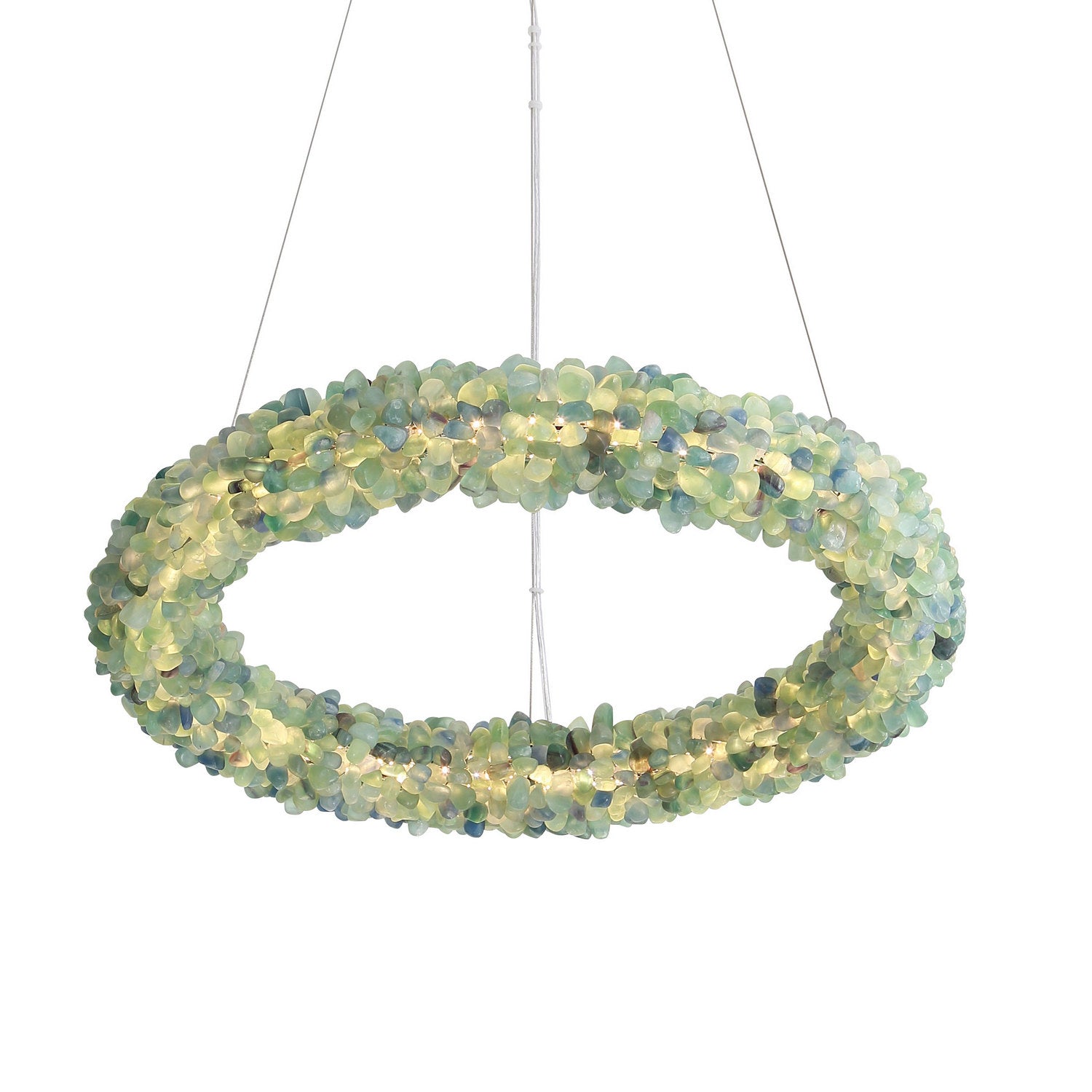 Golden - 6884-22 TQ - LED Chandelier - Corallo - Turquoise