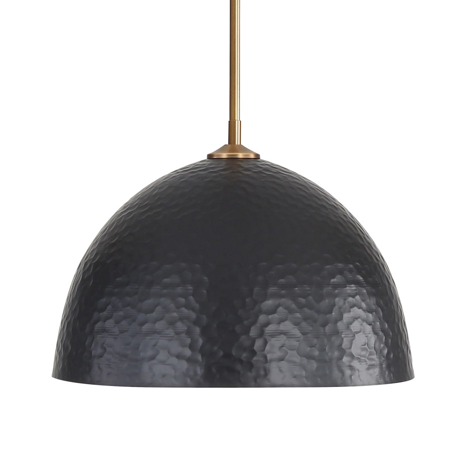 Golden - 6950-L MBS-BLK - One Light Pendant - Shepard - Modern Brass