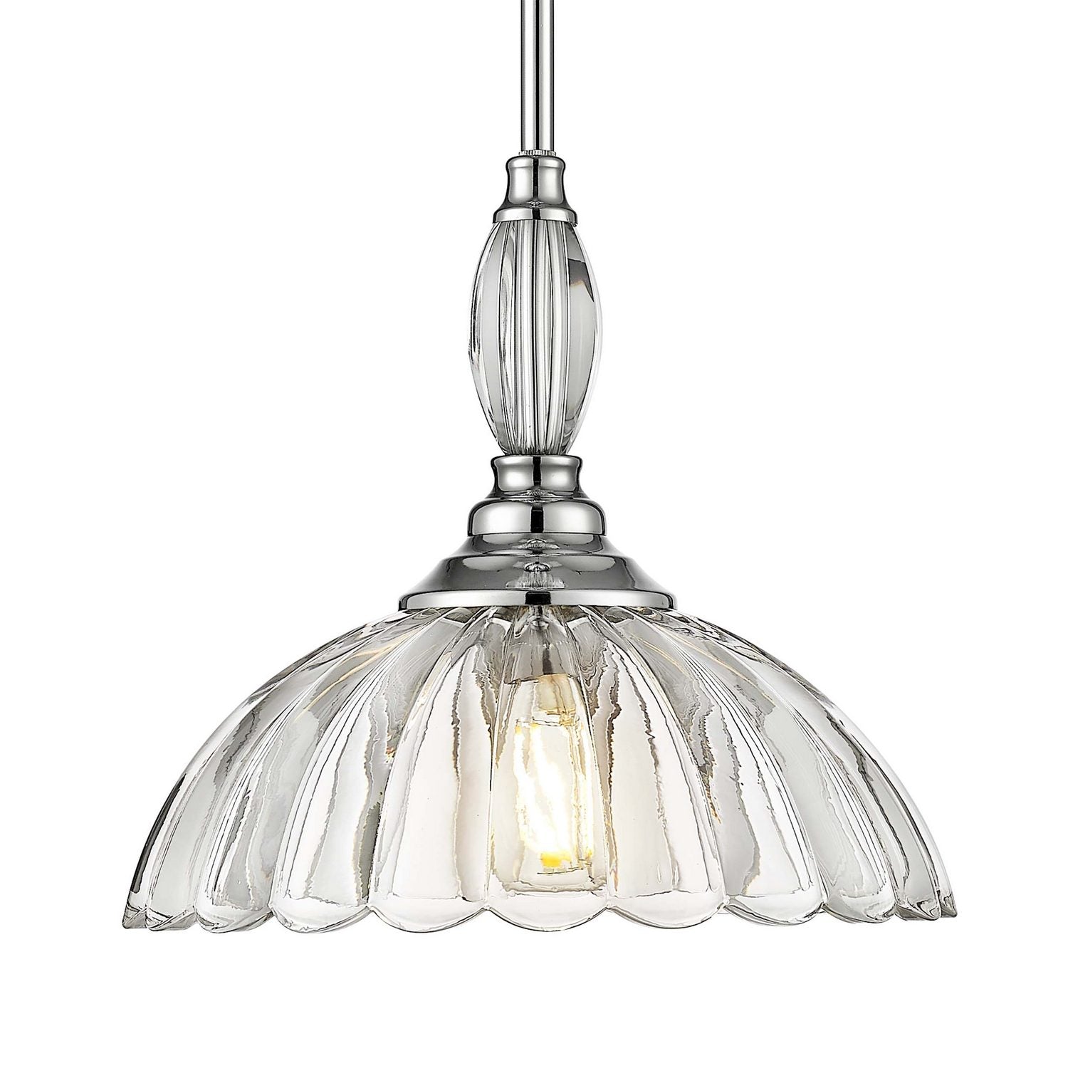 Golden - 6952-M CH-CLR - One Light Pendant - Audra - Chrome