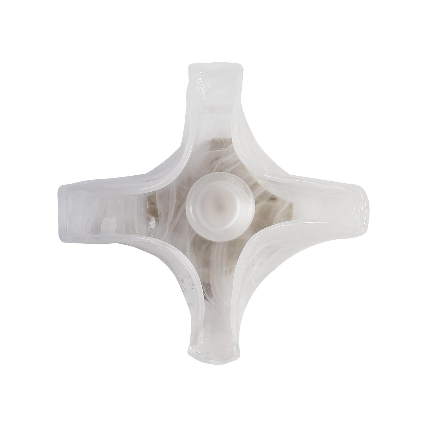 Golden - 9608-WSC PN - LED Wall Sconce - Glacier - Polished Nickel