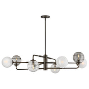 Fredrick Ramond - FR30508BX - LED Chandelier - Oberon - Black Oxide
