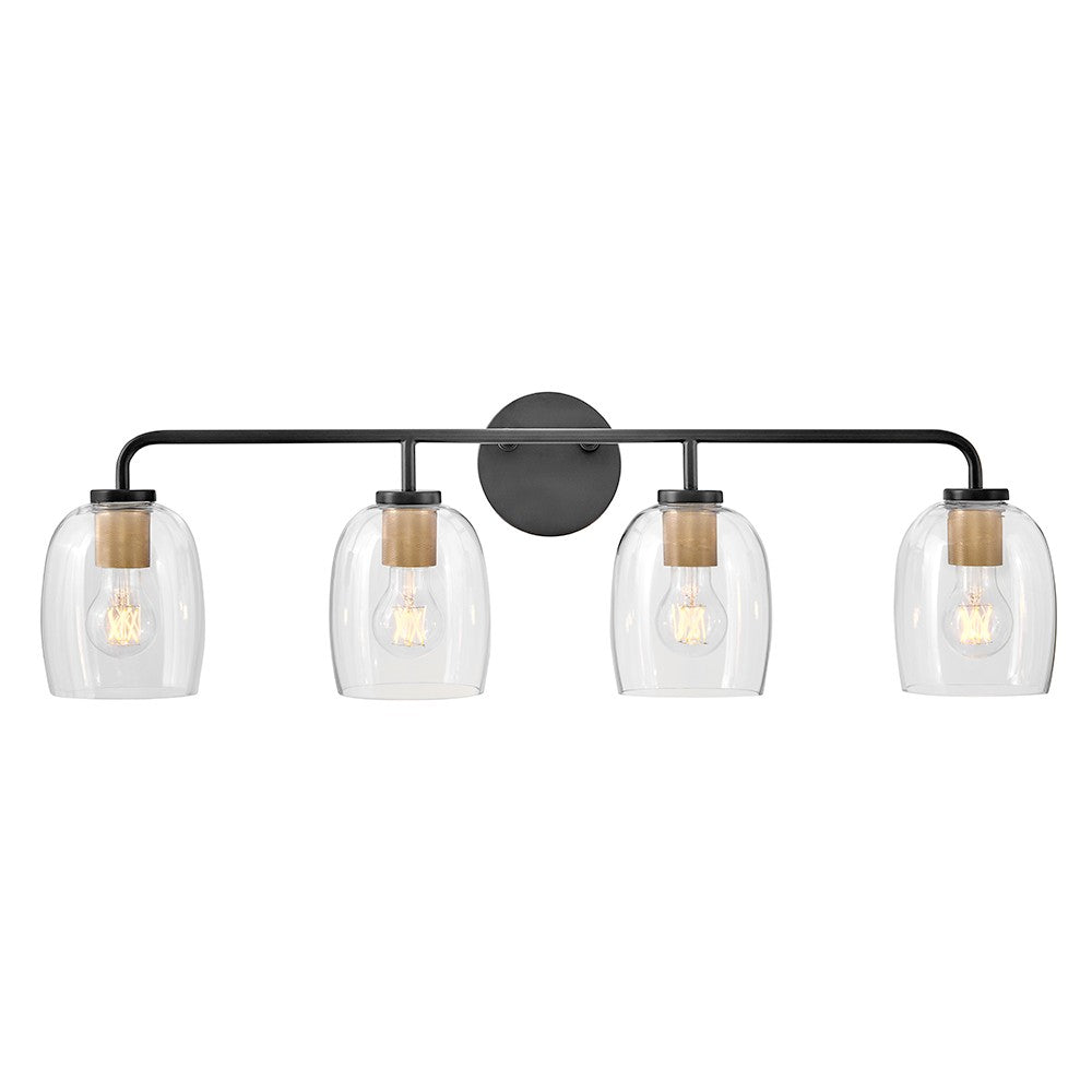 Lark - 85014BK - LED Bath - Percy - Black