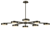 Fredrick Ramond - FR31014BX - LED Semi Flush Mount - Cava - Black Oxide