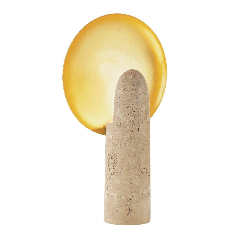 Arteriors - PTC42 - One Light Table Lamp - Eclipse - Sand/Antique Brass