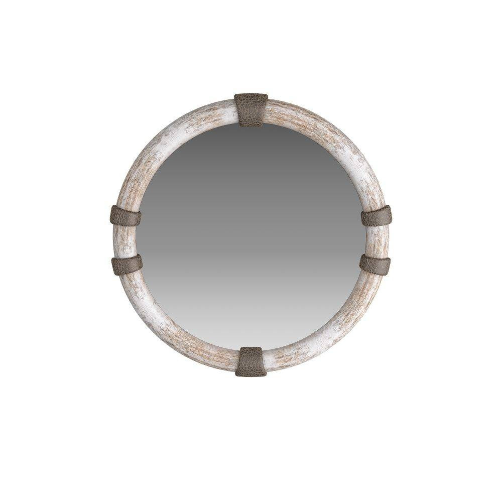 Arteriors - WMI30 - Mirror - Bresnahan - Lime Washed, Mango Wood