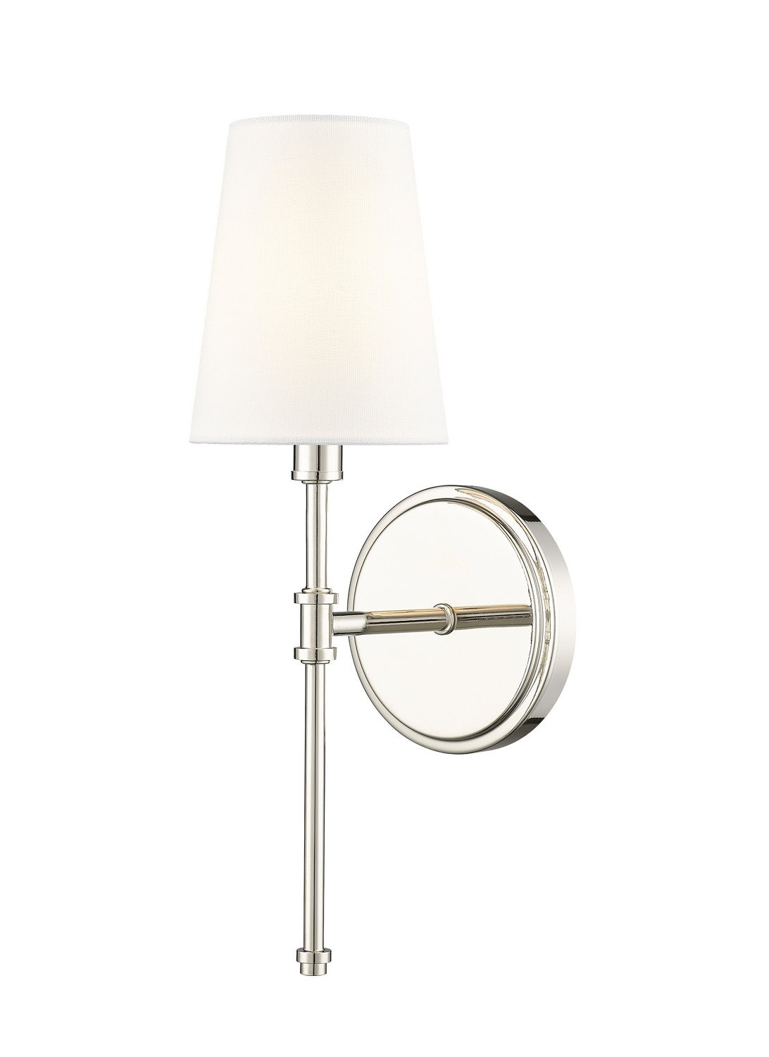 Millennium - 16201-PN - One Light Wall Sconce - Adorra - Polished Nickel