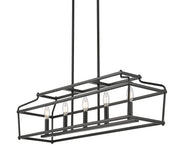 Millennium - 19105-MB - Five Light Chandelier - Nellita - Matte Black