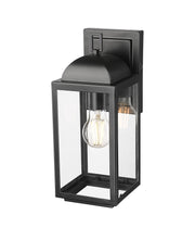 Millennium - 194001-PBK - One Light Outdoor Wall Sconce - Beaufort - Powder Coated Black