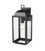 Millennium - 194101-PBK - One Light Outdoor Wall Sconce - Beaufort - Powder Coated Black