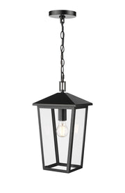 Millennium - 198201-PBK - One Light Outdoor Hanging Lantern - Munger - Powder Coated Black