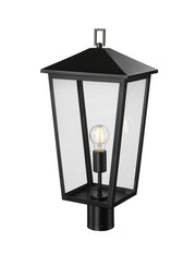 Millennium - 198301-PBK - One Light Outdoor Post Lantern - Munger - Powder Coated Black