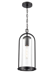 Millennium - 199801-PBK - One Light Outdoor Hanging Lantern - Luxio - Powder Coated Black