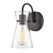 Millennium - 21001-MB - One Light Vanity - Camellia - Matte Black