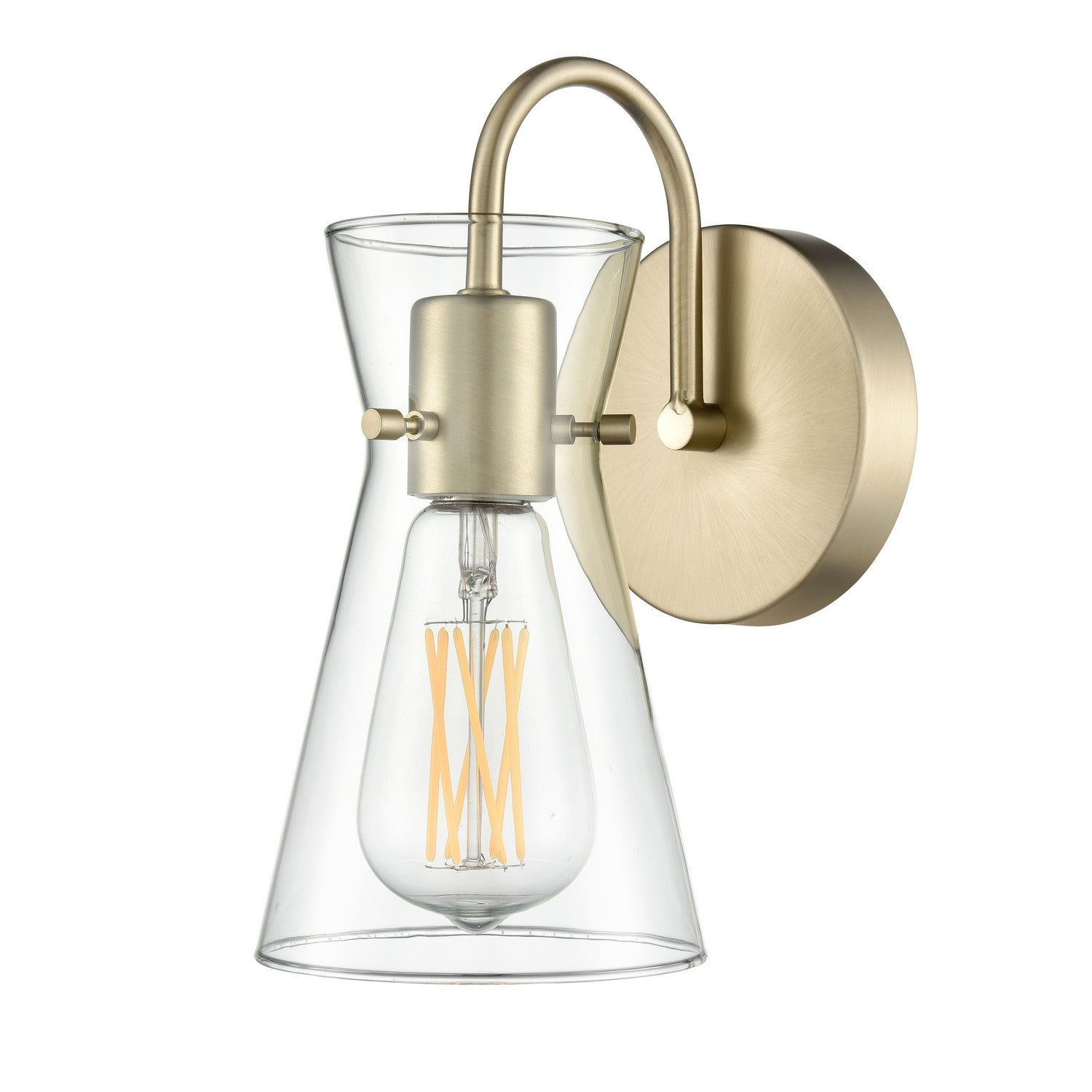 Millennium - 21001-MG - One Light Vanity - Camellia - Modern Gold
